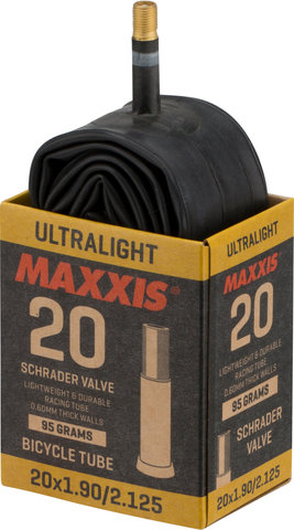 Maxxis Ultralight 20" Schlauch - schwarz/AV/47-406 bis 57-406/20 x 1,9-2,125 AV 60 mm/60 mm