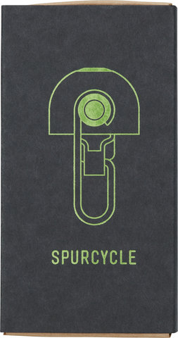 SPURCYCLE BLACK Bell Edelstahl Klingel - black-green