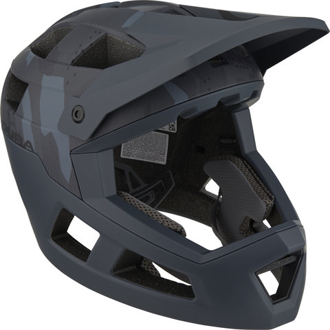 Endura Casque SingleTrack Youth Full Face - grey camo/51 - 56 cm