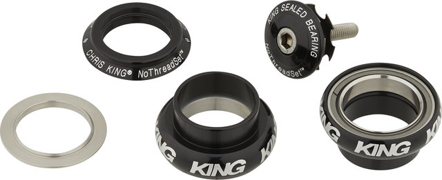 Chris King GripNut Bold EC34/28.6 - EC34/30 Threaded Headset - black/EC34/28,6 - EC34/30