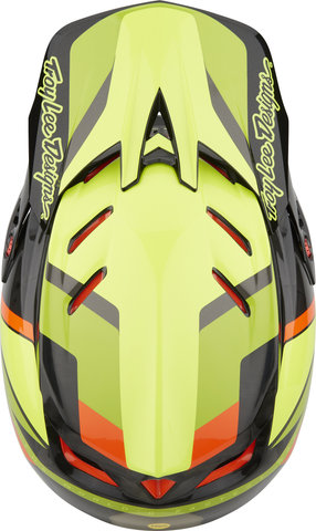 Troy Lee Designs D4 Carbon MIPS Helm - omega black-yellow/57 - 58 cm