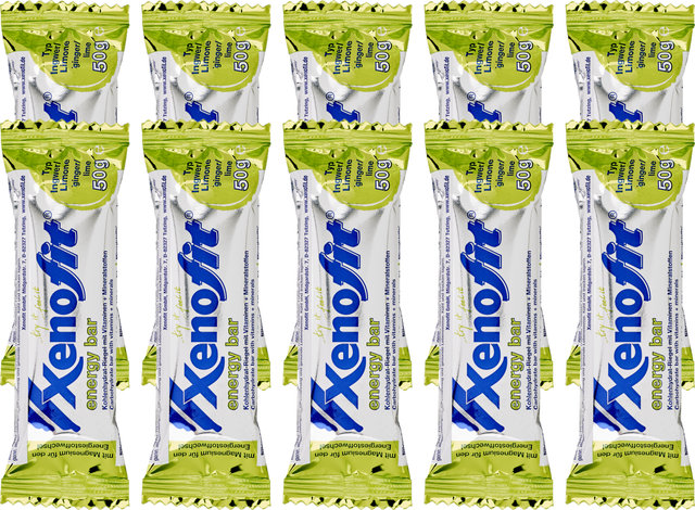 Xenofit energy bar - 10 pieces - ginger-lemon