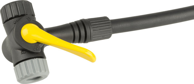 Topeak JoeBlow Elite Floor Pump - black-yellow