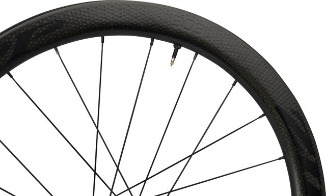 Zipp 303 Firecrest® 650B Carbon Clincher Tubeless Disc 6-Loch Laufrad - black/28"/SRAM XDR/SRAM XDR