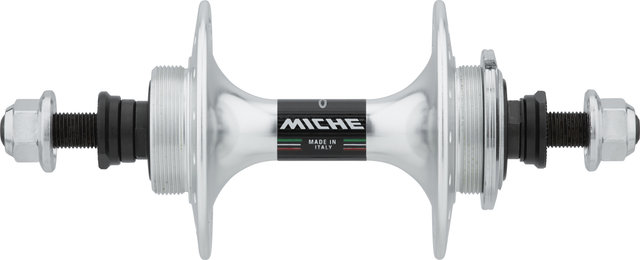 Miche Primato Pista/Strada Track High Flange Rear FlipFlop Hub - silver/Screw-on freewheel/32/Threaded freewheel