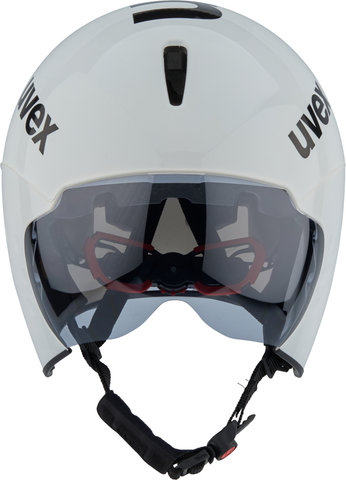 uvex race 8 Time Trial Helmet - white / black/56 - 58 cm