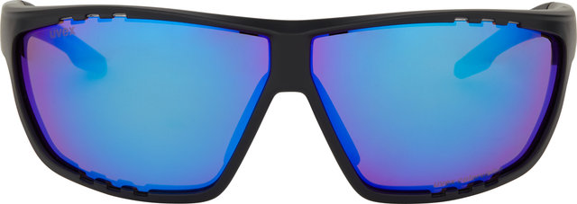 uvex sportstyle 706 CV Sports Glasses - black matte/buzzy blue