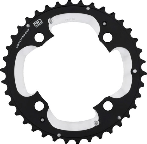 Shimano XT FC-M785 10-speed Chainring - black-silver/38 tooth