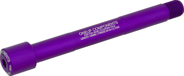 OneUp Components Fox Floating Rear Thru-Axle 15 x 110 mm Boost - purple