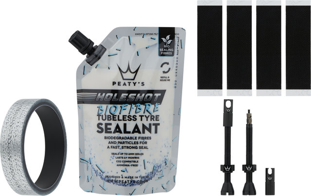 Peatys Holeshot Tubeless Conversion Kit - universal/Road / Gravel