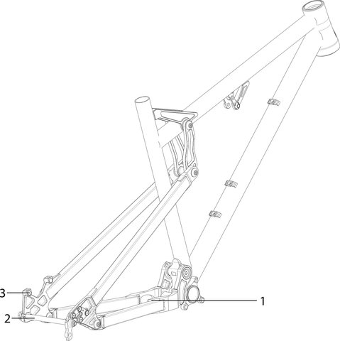 Nicolai Helius AC Spare Frame Parts - 1