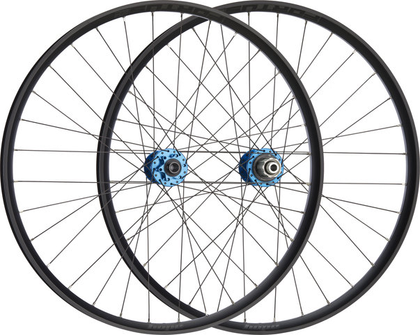 Hope Pro 5 + Fortus 30 SC Disc 6-Loch 27.5" Boost Wheelset - blue/Shimano MTB/Boost/148 mm/110 mm/Boost/27.5" (650B)/110 mm/Shimano MTB/110 mm/148 mm