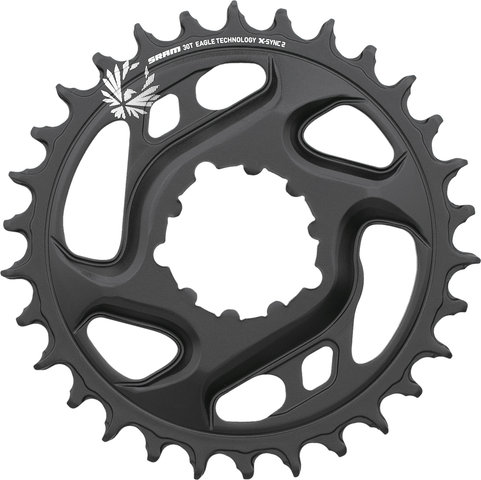 SRAM X-Sync 2 CF Direct Mount 6 mm Chainring for X01/XX1/GX Eagle - black/30 