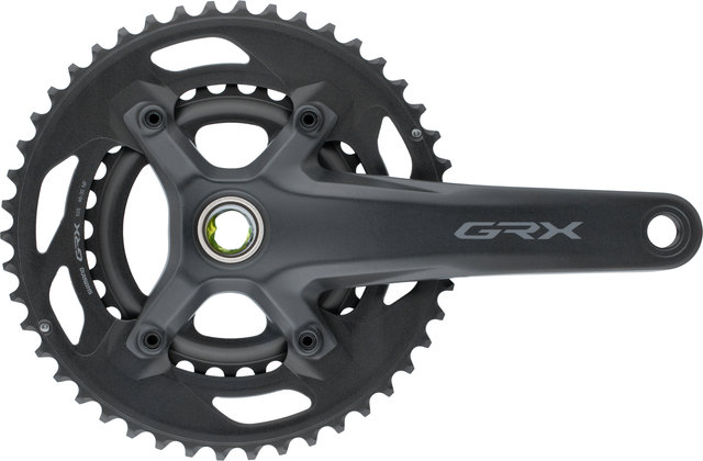 Shimano GRX Kurbelgarnitur FC-RX600-10 - schwarz/175,0 mm