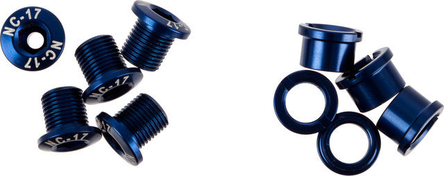 NC-17 Chainring Bolts - blue