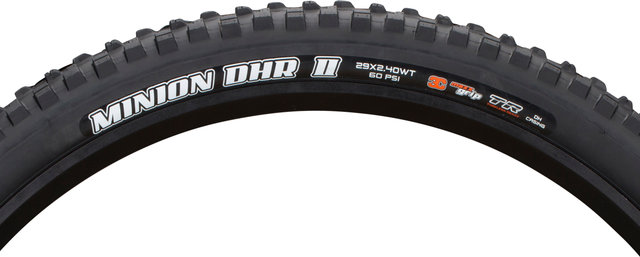 Maxxis Cubierta plegable Minion DHR II 3C MaxxGrip Downhill WT TR 29" - negro/29 /61 /61-622/2.4 