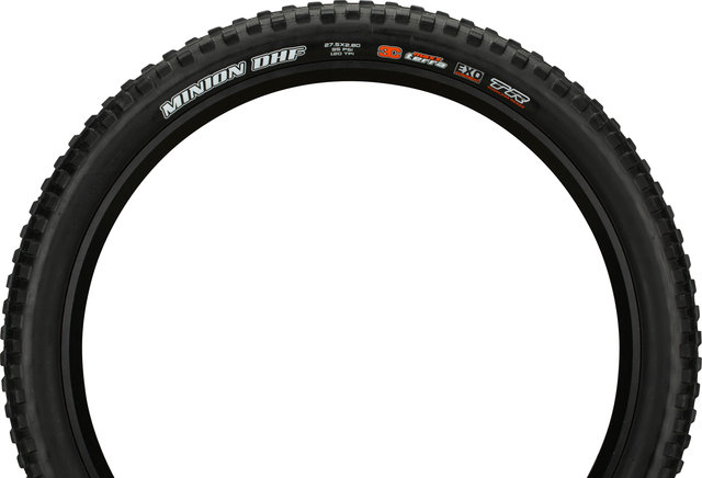 Maxxis Minion DHF+ 3C MaxxTerra EXO TR 27,5+ Faltreifen - schwarz/27.5 "/71 mm/71-584/2.8 "