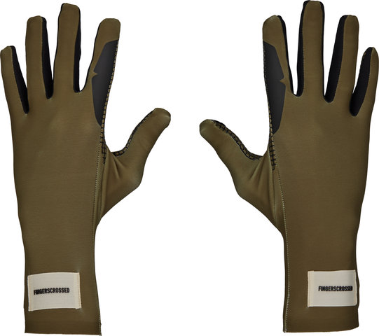 FINGERSCROSSED Gloves Mid Season Ganzfinger-Handschuhe - olive/M