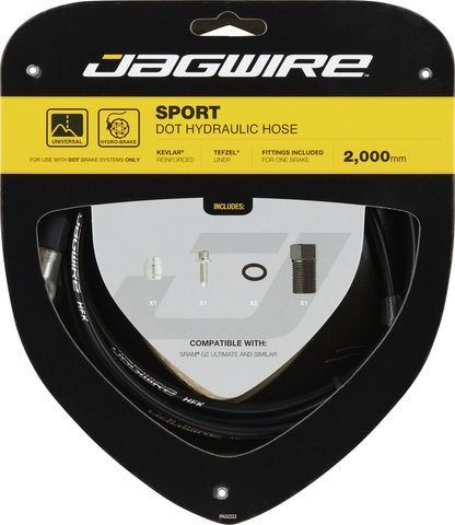 Jagwire Sport Hydraulic Brake Hose for DOT - black/Guide Ultimate