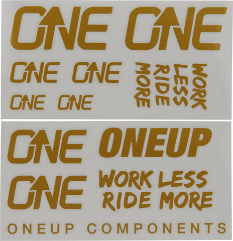 OneUp Components Juego de calcomanías Decal Kit - gold