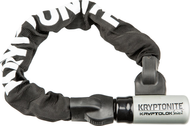 Kryptonite KryptoLok® 2 Integrated Chain Kettenschloss - schwarz-grau-weiß/55 cm