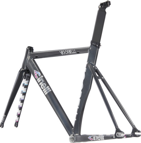 Cinelli Kit de Cadre Vigorelli Track - rainbow/S/Blocage Rapide 5 mm