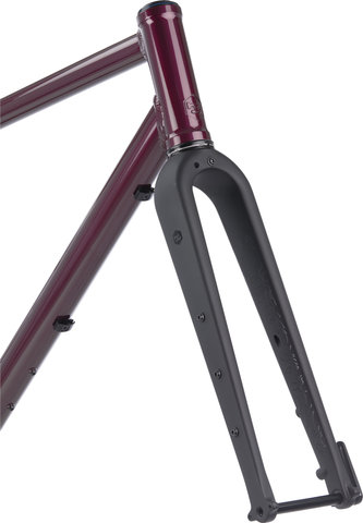 bc original Flint 28" Gravel Frame Kit Model 2023 - dark violet/M/12 mm Thru Axle