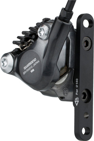 Shimano Frein à Disque GRX BR-RX810 + BL-RX810 - noir-gris/Roue avant/Gauche (spécifique au côté)