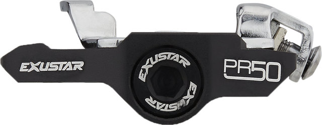 Exustar Pedales de clip E-PR50 - negro-plata