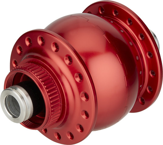 SON 28 12 Disc Center Lock hub dynamo - red/32 hole