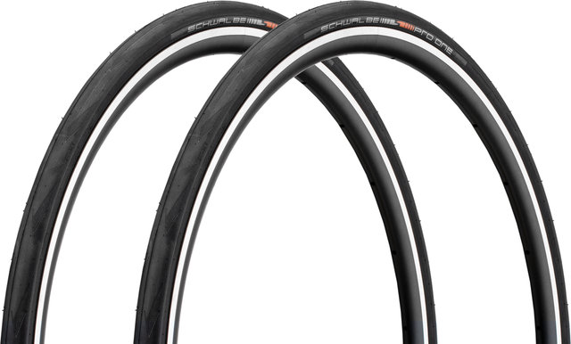 Schwalbe Pro One Evolution ADDIX Super Race 28" Faltreifen 2er-Set - schwarz/28 "/25 mm/25-622