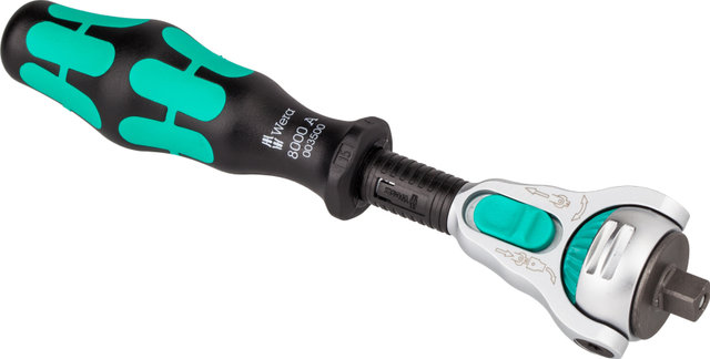 Wera Carraca Zyklop Speed 1/4" - negro-verde