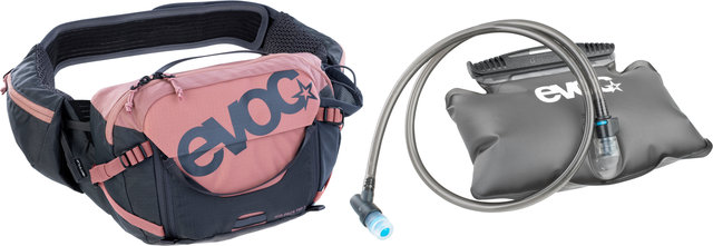 evoc Hip Pack Pro 3 Waist Bag + 1.5 L Hydration Bladder - dusty pink/3000 ml