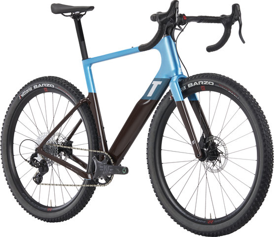 3T Exploro Max Ekar 1X Carbon Gravelbike - blue-brown/27,5" (650B)/M