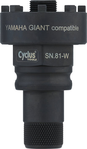 Cyclus Tools E-Bike Motor Lockring Werkzeug Snap.In SN.81-W für Yamaha / Giant - schwarz