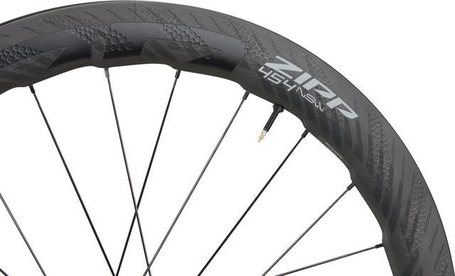 Zipp Juego de ruedas 454 NSW Carbon Tubeless Disc Center Lock - black/142 mm/100 mm/28"/SRAM XDR/100 mm/SRAM XDR/100 mm/142 mm