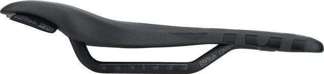 SQlab 612 Ergowave R ltd. Team Carbon Sattel - schwarz/140 mm