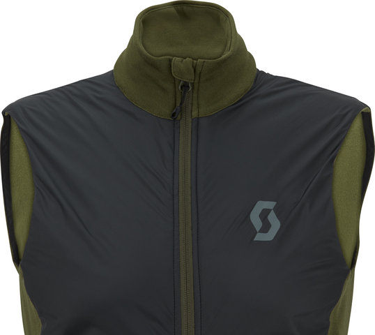 Scott Gilet Gravel Warm Merino - fir green-black/M