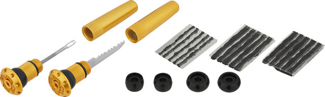 Muc-Off Stealth Tubeless Puncture Plug Repair Kit - gold