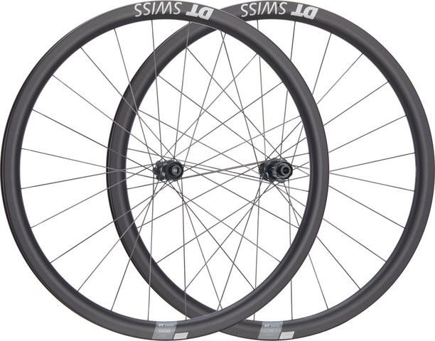 DT Swiss Juego de ruedas CRC 1400 SPLINE 35 Disc Center Lock Carbon 28" - negro/142 mm/100 mm/28"/Shimano carretera/100 mm/Shimano carretera/100 mm/142 mm