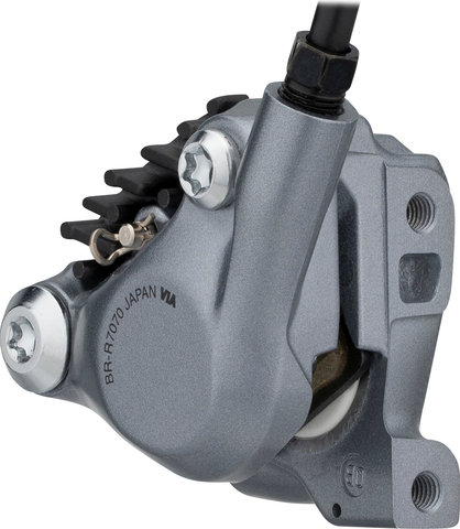 Shimano BR-R7070 105 Brake Caliper w/ Resin Pads - spark silver/Rear wheel/without