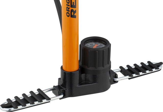 SKS Racing Compressor Floor Pump with Multivalve Hose Connection - orange