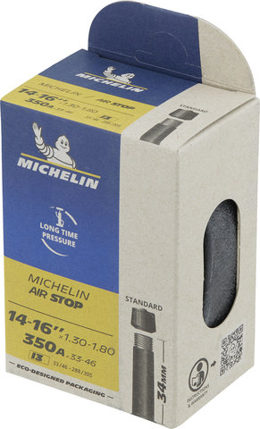 Michelin Tube I3 Airstop for 14" - 16" - universal/Schrader Valve (AV)/33-288 to 46-305/14-16 x 1.3-1.8 AV 34 mm/34 mm