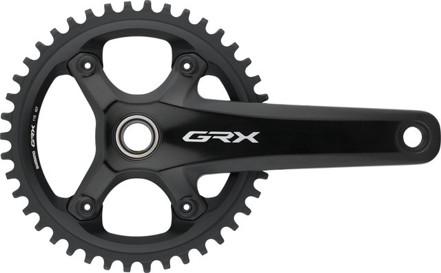 Shimano GRX FC-RX810-1 Hollowtech II Crankset - OEM Packaging - black/175,0 mm