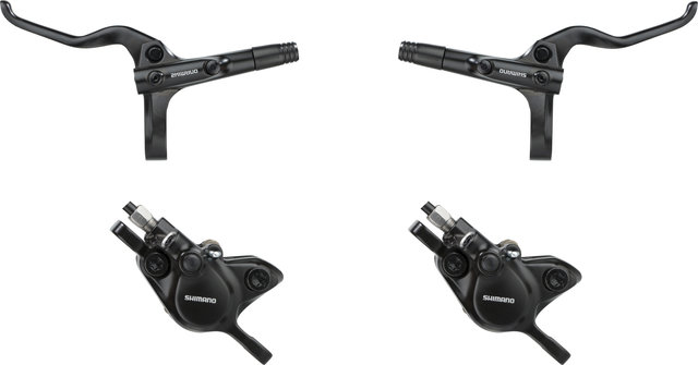 Shimano Set de Freins à Disque av+arr BR-MT200 - noir/Ensemble/gauche/droite (spécifique)