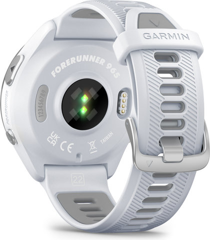 Garmin Forerunner 965 GPS Running & Triathlon Smartwatch - stone white-titanium-stone white-light grey