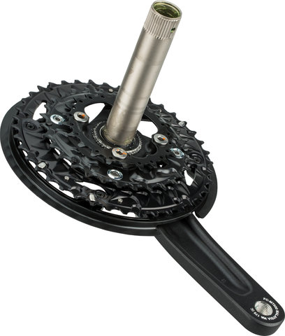 Shimano FC-MT500-3 Crankset w/ Chain Guard - black/175,0 mm