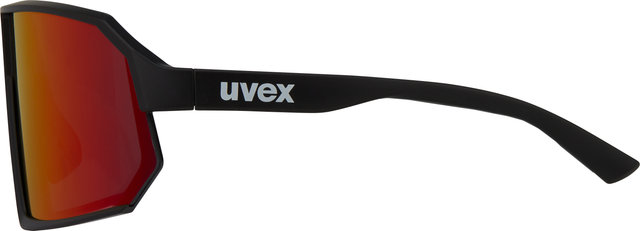 uvex sportstyle 237 Sports Glasses - black matte/mirror red