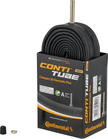 Continental Compact 20 Hermetic Plus Inner Tube - universal/32-406 to 47-451/Schrader Valve (AV)/20 x 1 1/4-1,75x2 AV 40 mm/40 mm