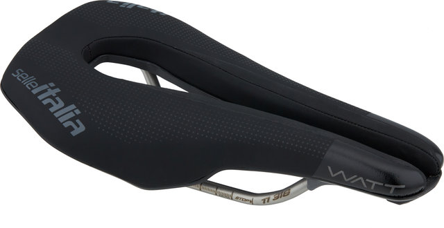 Selle Italia Sillín Watt TI316 Gel Superflow - negro